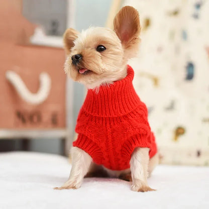 OscarPaw CozyKnit™ Winter Dog Sweater