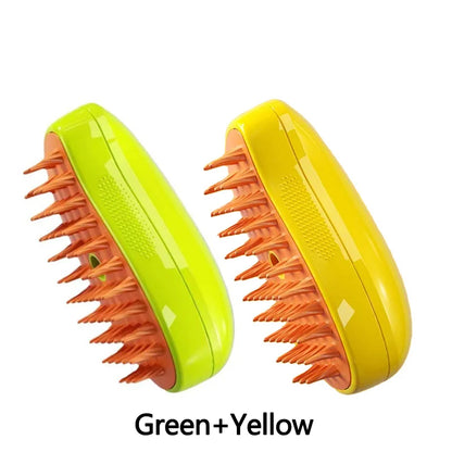 OscarPaw™ SteamGlow 3-in-1 Pet Grooming Brush