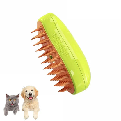 OscarPaw™ SteamGlow 3-in-1 Pet Grooming Brush
