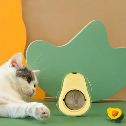 OscarPaw LickiMint™ Wall-Mounted Catnip Ball