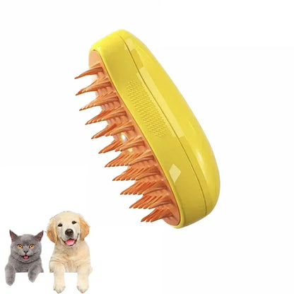OscarPaw™ SteamGlow 3-in-1 Pet Grooming Brush