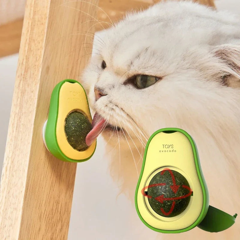 OscarPaw LickiMint™ Wall-Mounted Catnip Ball