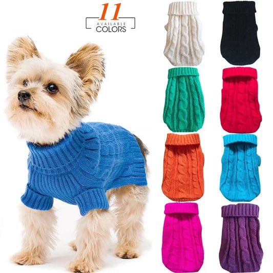 OscarPaw CozyKnit™ Winter Dog Sweater