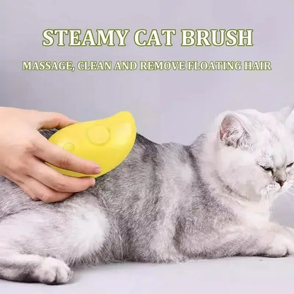 OscarPaw™ SteamGlow 3-in-1 Pet Grooming Brush