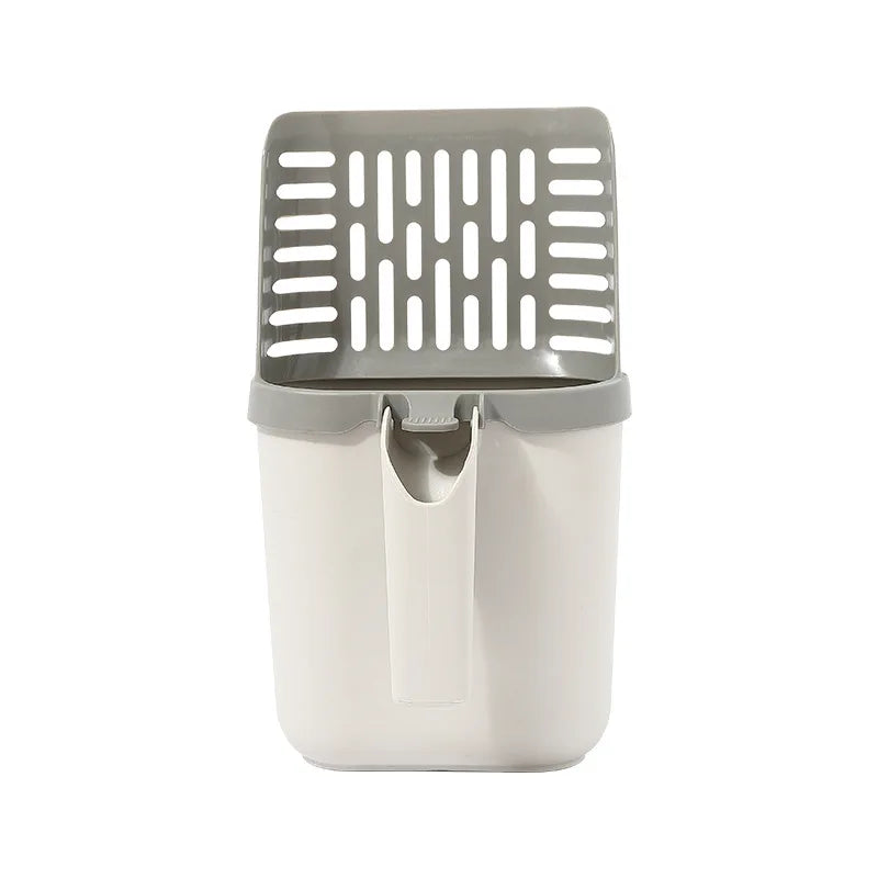 Oscar Paw Cat Litter Scoop with Built-In Waste Bag Holder