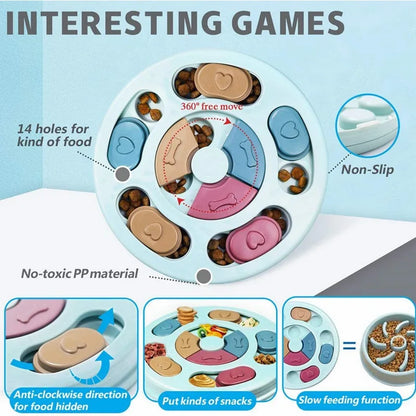 🥇 OscarPaw™ MindFeast Interactive Bowl