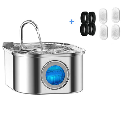 Oscar Paw Smart Stainless Steel Pet Water Fountain (3.2L)