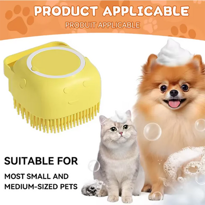Oscar Paw Silicone Bath & Massage Brush for Dogs & Cats