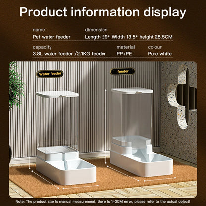 Oscar Paw AutoFlow™ Gravity Pet Feeder & Water Dispenser