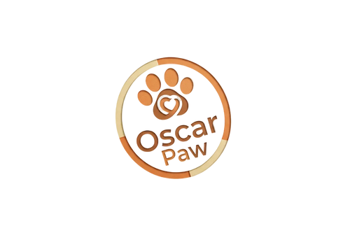 Oscar Paw logo on a white background
