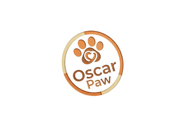 Oscar Paw logo on a white background

